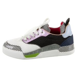 Christian Louboutin Mesh Printed Sneakers
